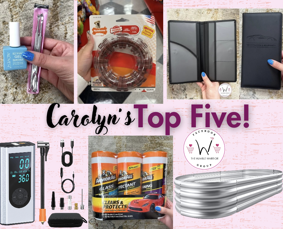 Carolyn’s Top Five!